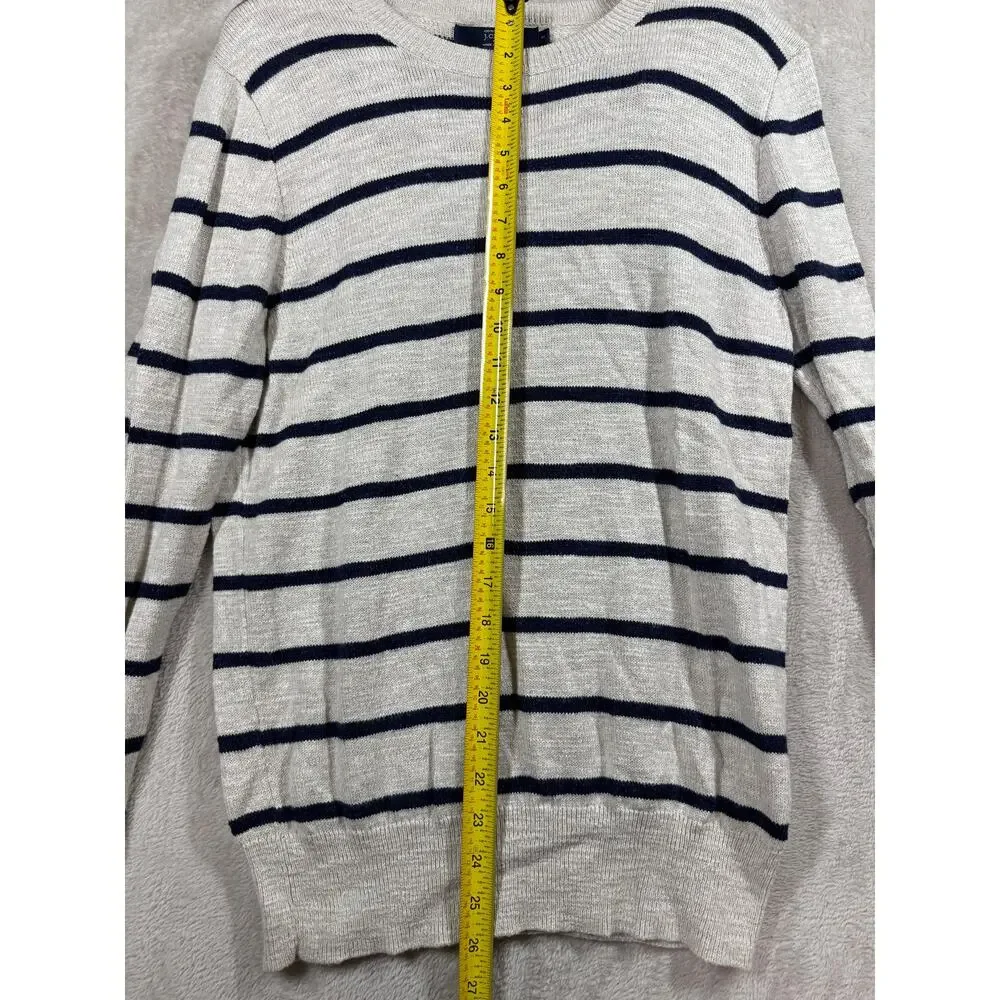 Lot of 3 Mens Size Small LS Sweaters (J.Crew Banana Republic Alcott) Cotton